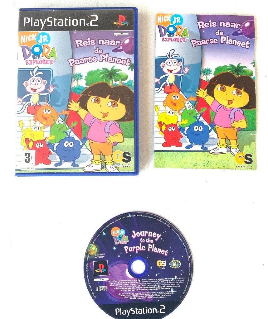 DORA reis naar de paarse planeet (Playstation2)., Avontuur en Actie, Gebruikt, 1 speler, Ophalen of Verzenden