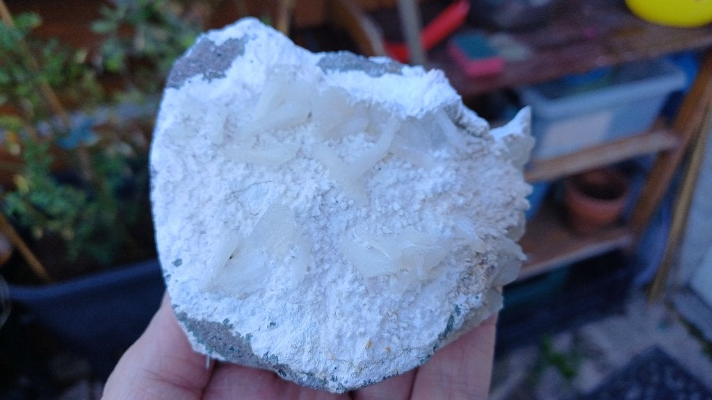 202623 Stilbiet Calciet Aurangabad India #verzameling, Ophalen of Verzenden, Mineraal