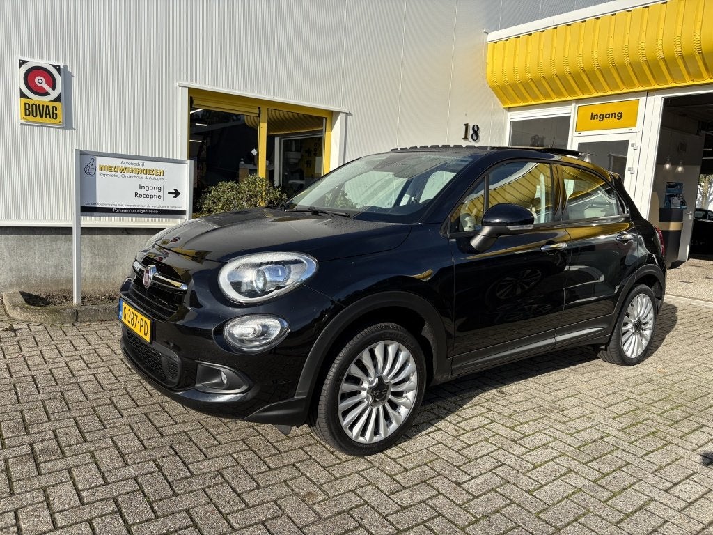 Fiat 500X Cross 1.4 T M-Air Cr.Plus 140PK LPG-G3 Panodak Lee, Automaat, Gebruikt, Euro 6, Automatische klimaatregeling