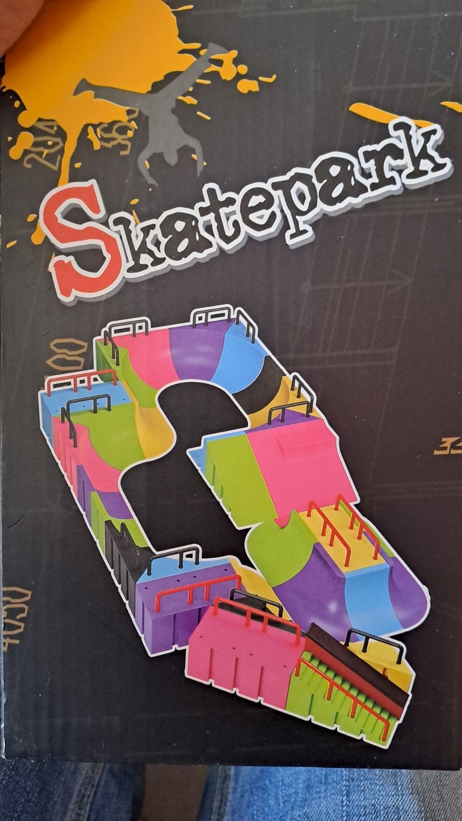 Grote Skatepark Speelset vinger skateboarden.zgan, Ophalen of Verzenden, Zo goed als nieuw