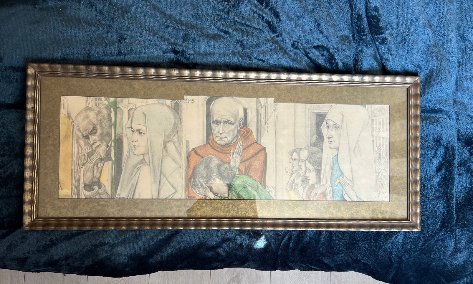 Jan Toorop, fragment het Offer, copywrit Vorst & Tas, Ophalen of Verzenden, Overige stijlen, Overige onderwerpen