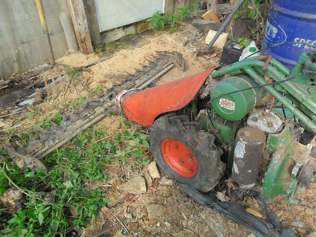 agria grasmaaier, Ophalen, Gebruikt, Balkmaaier, Benzine-grasmaaier
