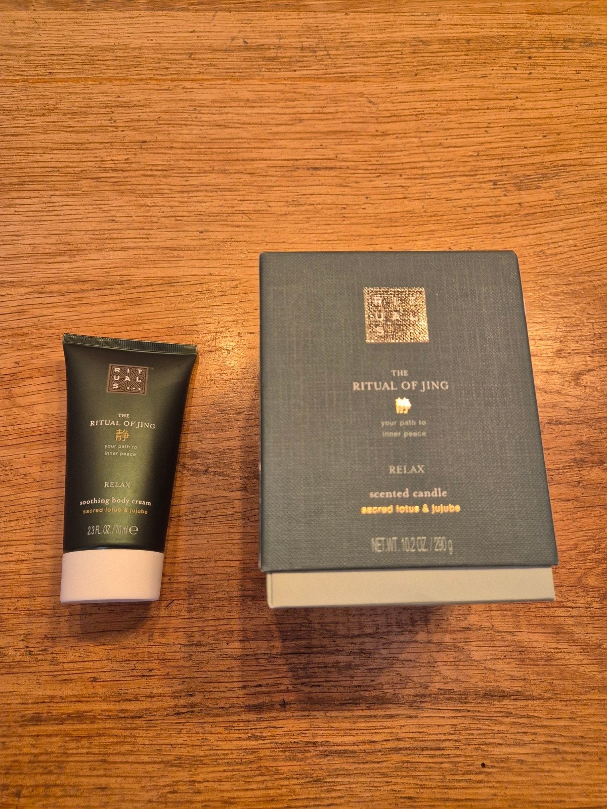 Rituals The Ritual of Jing Scented Candle & Body Cream, Ophalen of Verzenden, Rituals, Kaars, Groen