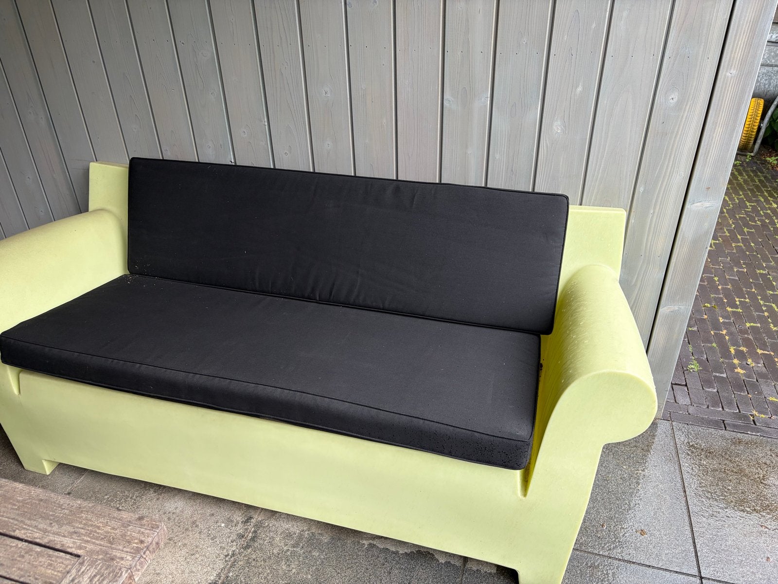 Kartell Bubble Club bank lime groen, Ophalen, Kunststof, Gebruikt, 125 cm of meer