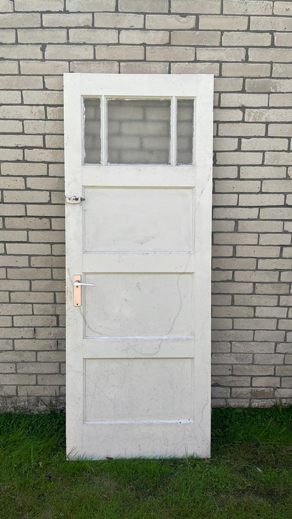 Vintages binnen deur, Ophalen, Minder dan 80 cm, 200 tot 215 cm, Buitendeur