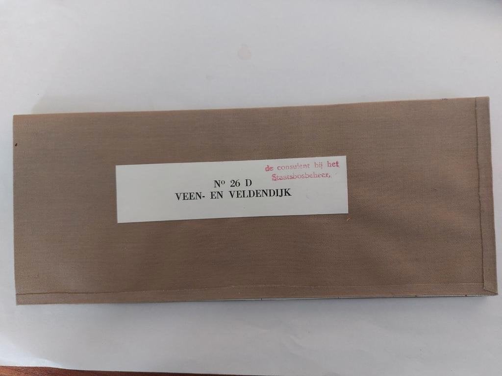 26D Staflaart 1962 Veen- en Veldendijk Flevoland in aanleg !, Departement defensie, Ophalen of Verzenden, 1800 tot 2000, Nederland