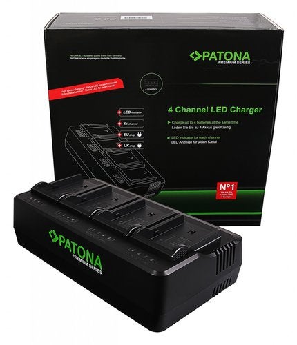 Premium 4-fold Charger Sony BP-U30 BP-U60 BP-U90 BP-U95, Verzenden, Nieuw