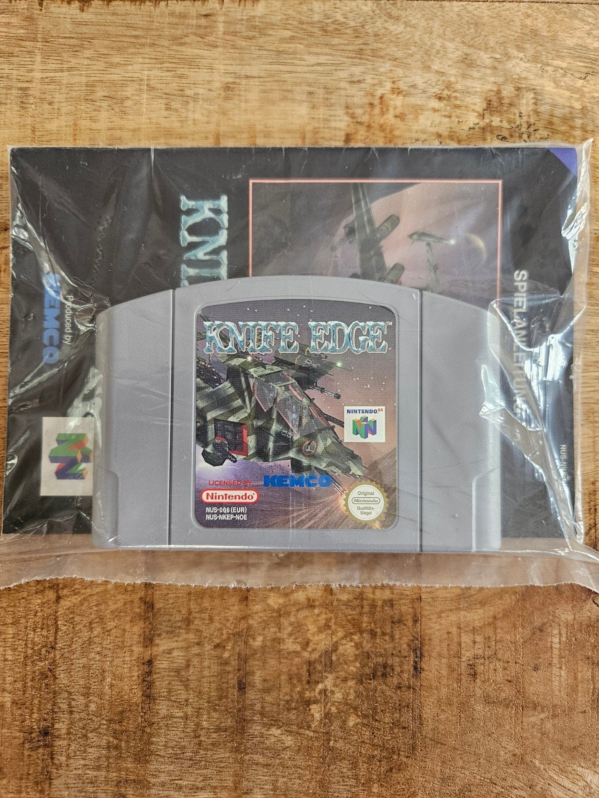 Knife Edge - Nintendo 64 (N64) met origineel boekje, 1 speler, Racen en Vliegen, Ophalen of Verzenden, Zo goed als nieuw