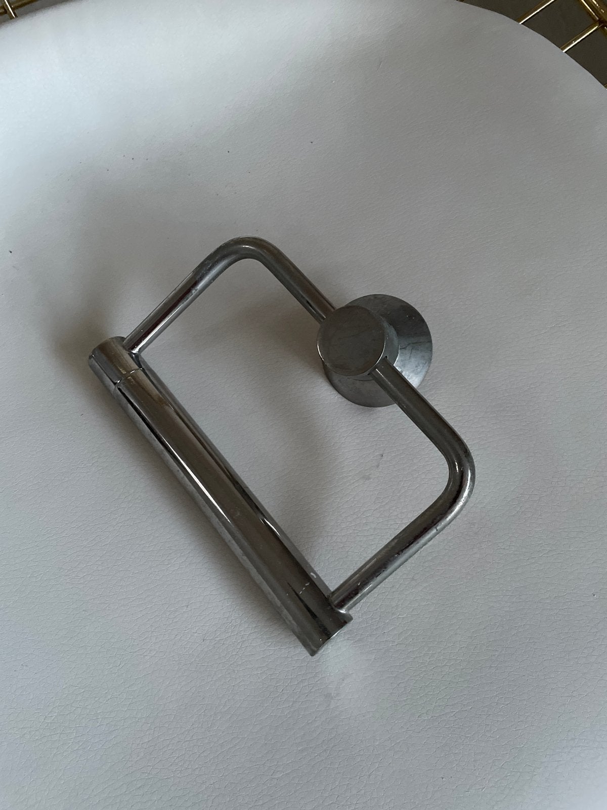 Metalen wc rol houder ikea, Ophalen of Verzenden, Gebruikt
