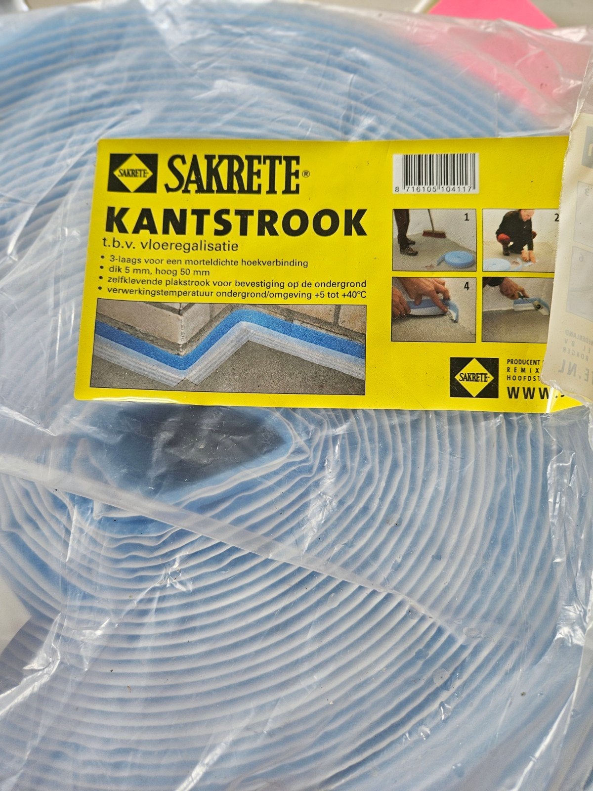 kantstrook vloeregalisatie, Ophalen