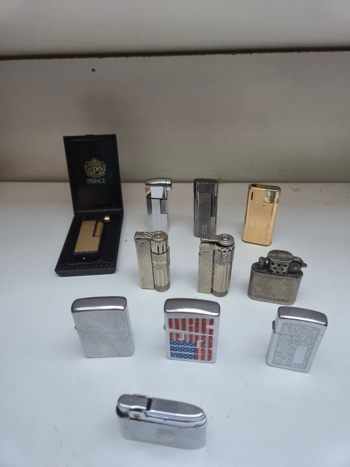 Collectie vintage aanstekers (11 stuks), Verzamelen, Rookartikelen, Aanstekers en Luciferdoosjes, Ophalen of Verzenden, Gebruikt