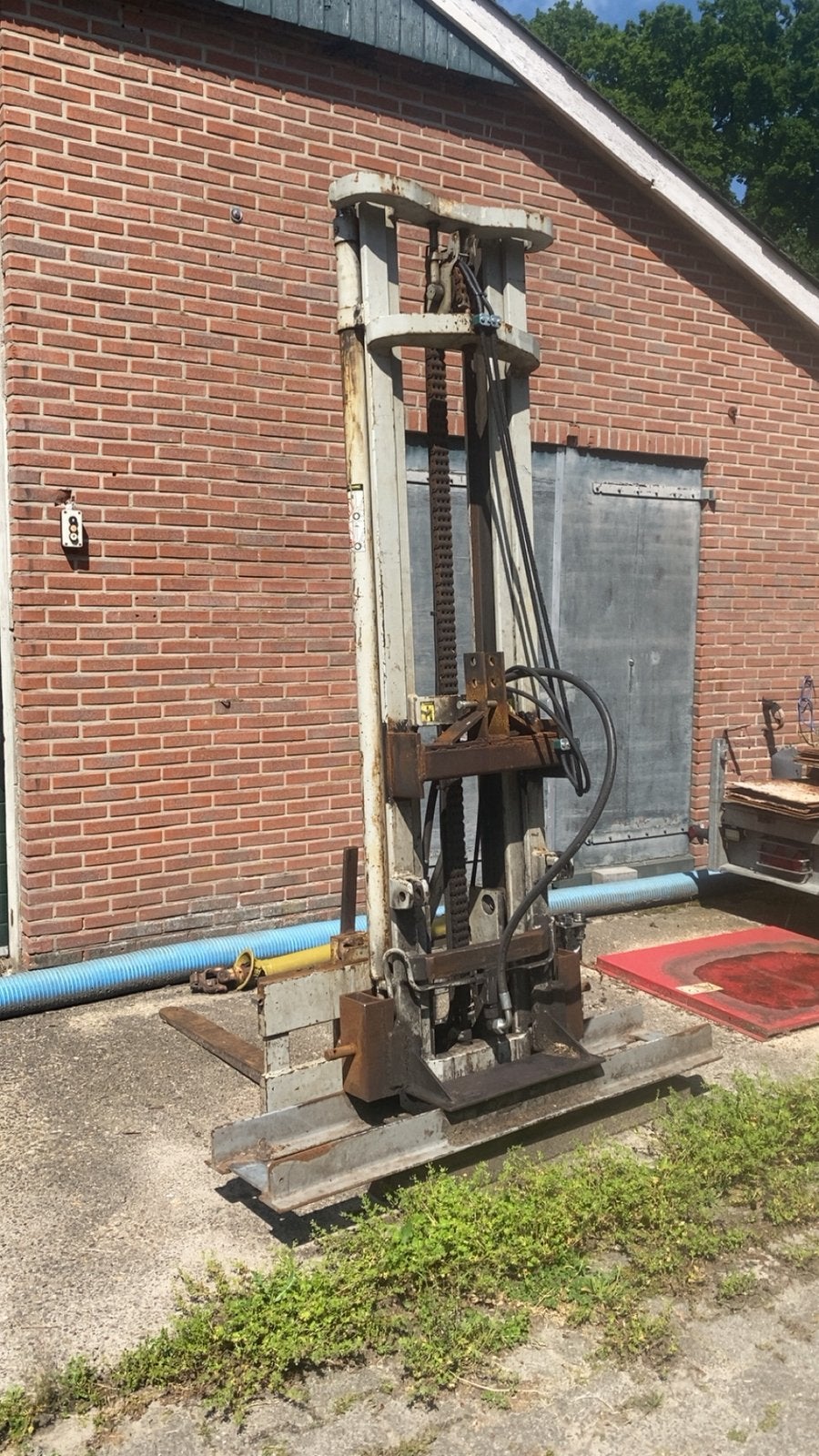 Hefmast Solis palletvorken Weidesleep voorlader, Zakelijke goederen, Agrarisch | Werktuigen, Ophalen of Verzenden, Transport
