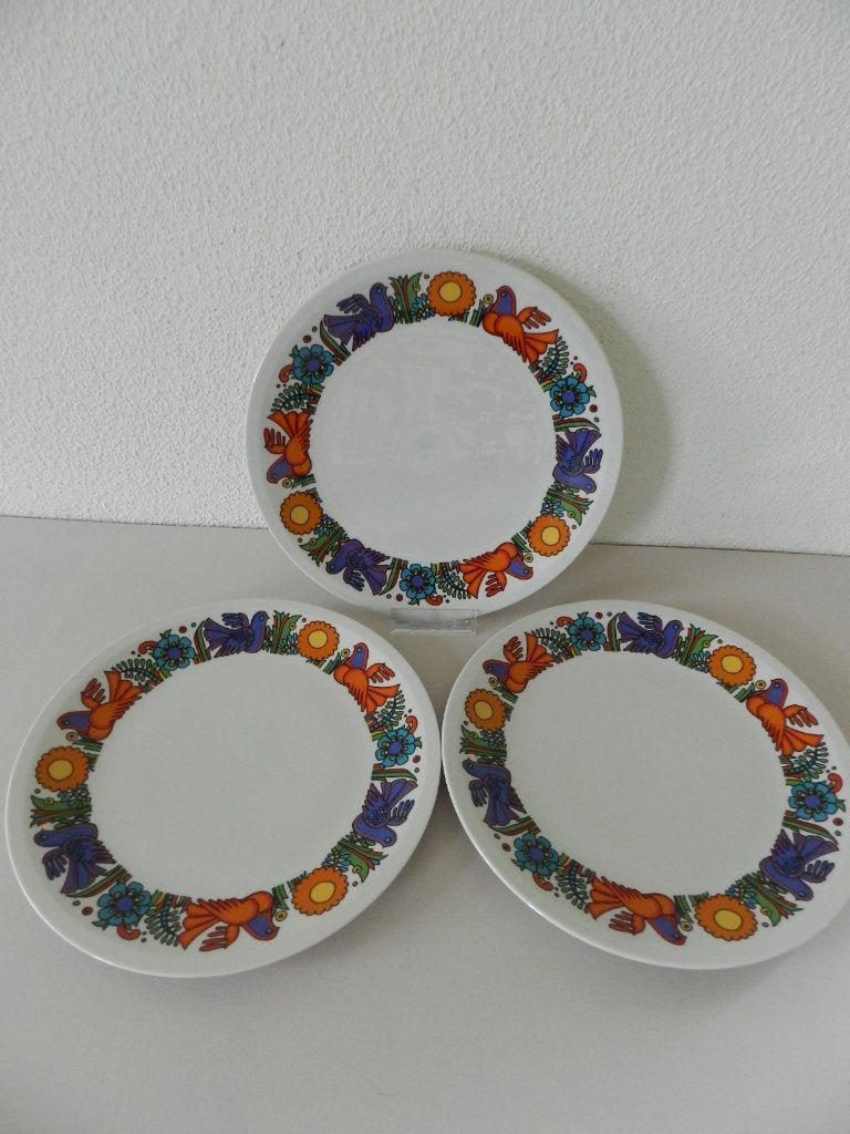 Vintage Acapulco borden/ Villeroy en Boch servies, Huis en Inrichting, Ophalen of Verzenden, Zo goed als nieuw, Bord(en), Overige stijlen