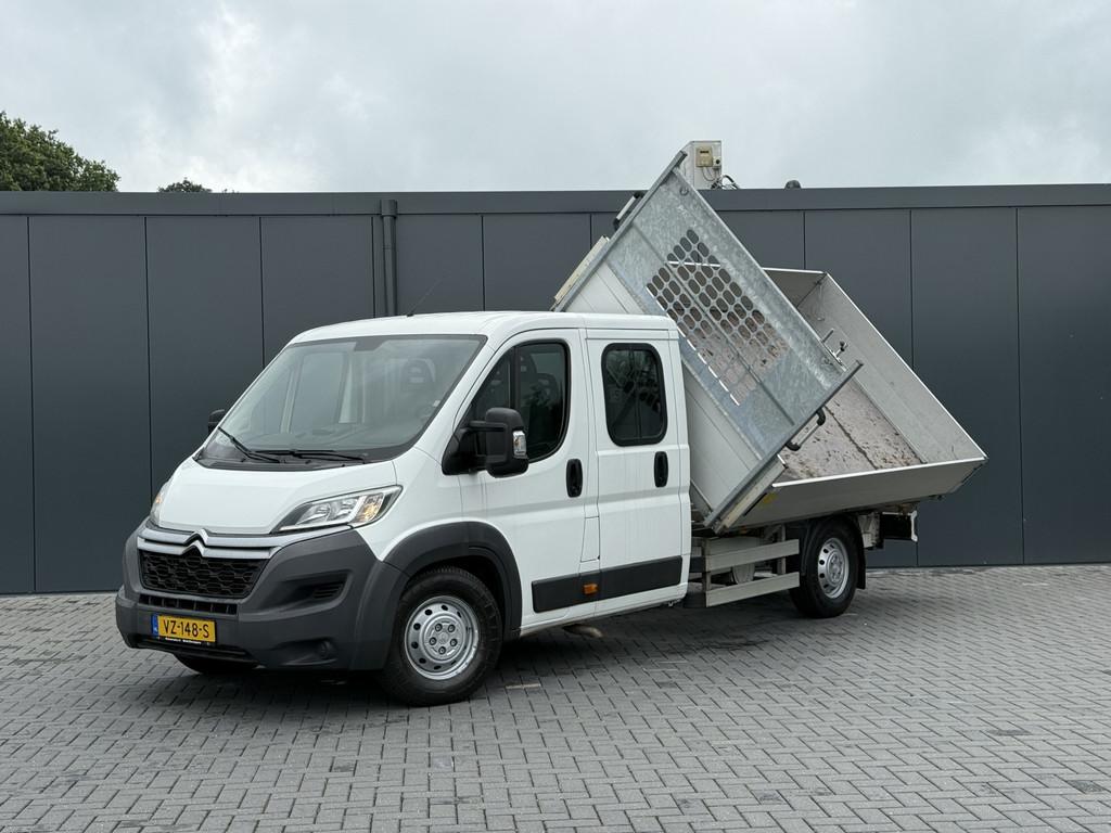 Citroën Jumper 2.2 HDI 150 PK PICK UP / 3 ZIJDIGE KIPPER /, Auto's, Euro 5, Gebruikt, 4 cilinders, Wit