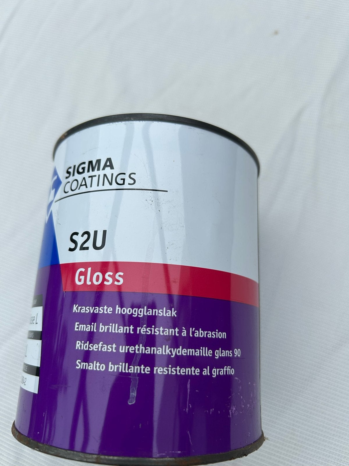 Sigma S2U Gloss RAL 9001 Cremewit Lak 1 Liter, Ophalen, Wit, Nieuw, Lak