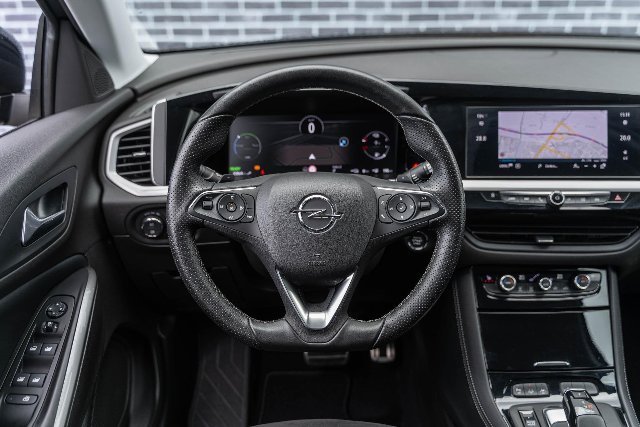 Opel Grandland 1.6 Turbo Plug-In Hybrid 4x4 GSe | PHEV| AGR-, Auto's, Euro 6, 4 cilinders, Leder en Stof, Zwart