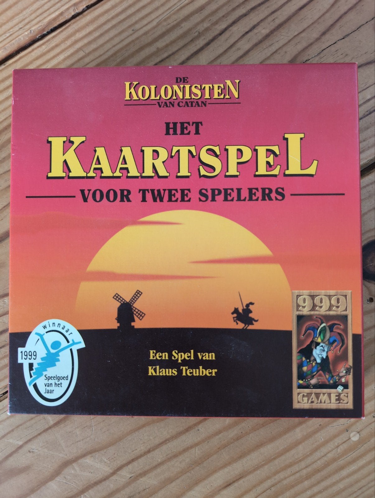 De Kolonisten van Catan: Het Kaartspel voor Twee Spelers, Een of twee spelers, Ophalen of Verzenden, Gebruikt, 999 Games