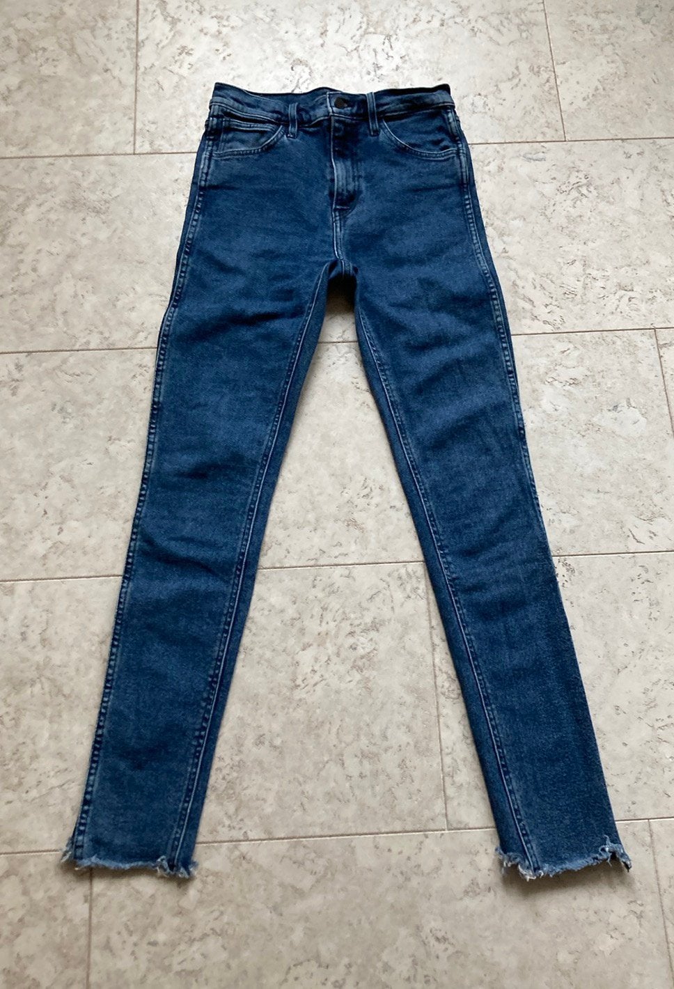 Levi’s line 8, Levi Strauss jeans, W 27 L 32, als nieuw, Ophalen of Verzenden, Zo goed als nieuw, Blauw, W27 (confectie 34) of kleiner