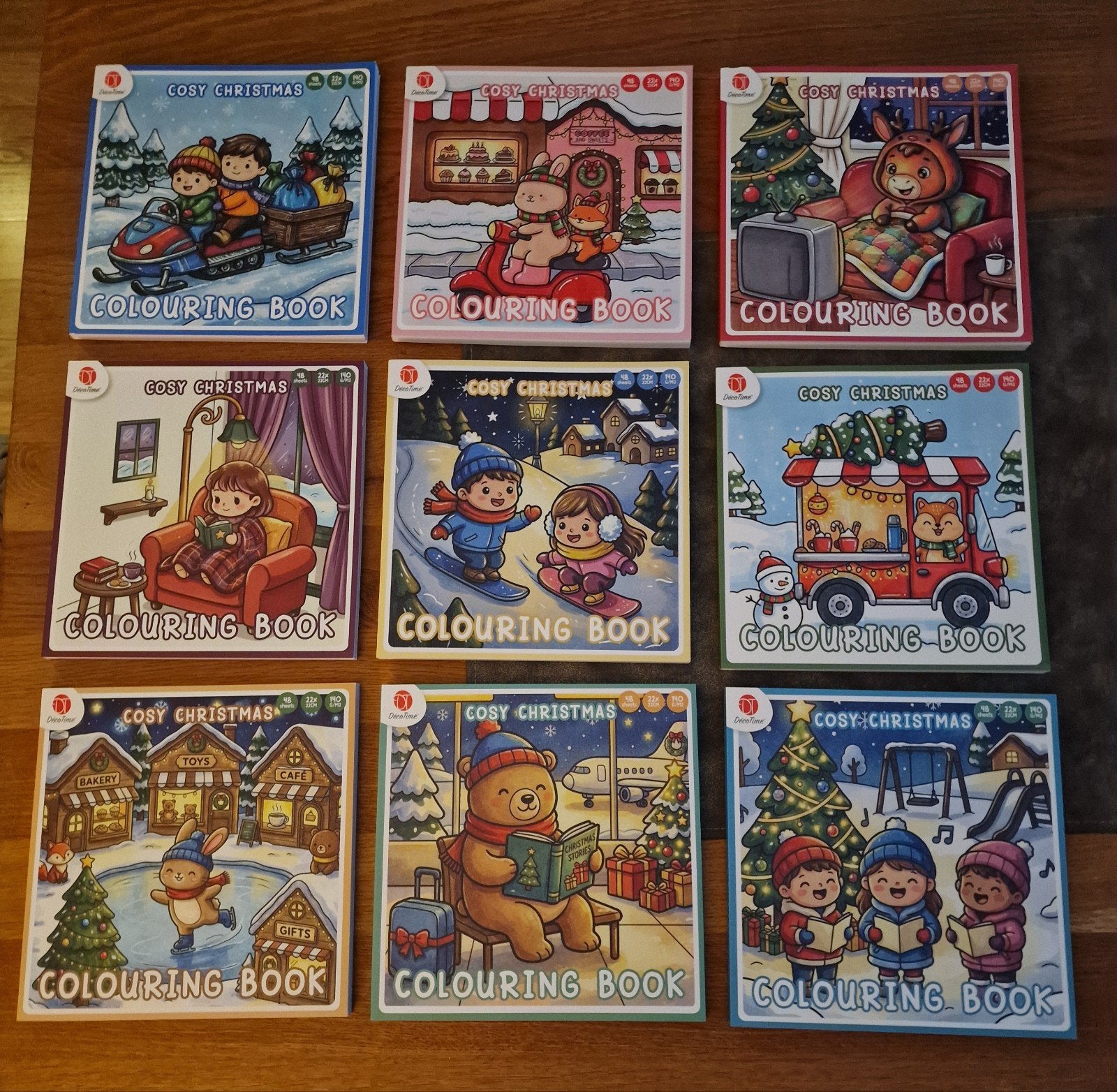NIEUW 9 X Comfy Winter Kleurboeken !, Ophalen, Nieuw, Knutselwerk