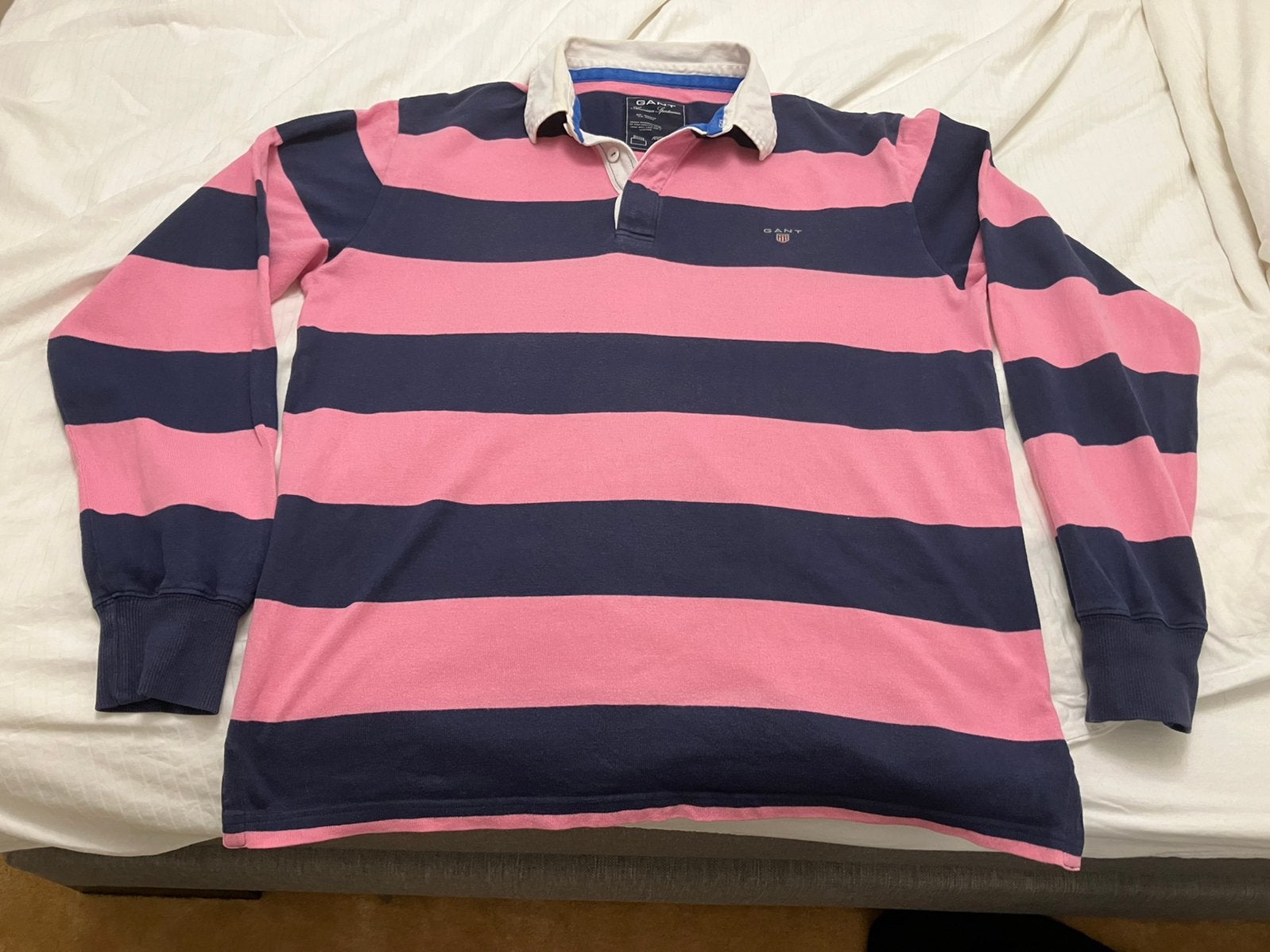 Trui Gant met polo kraag maat XXL, Ophalen of Verzenden, Zo goed als nieuw, Overige maten, Meerkleurig