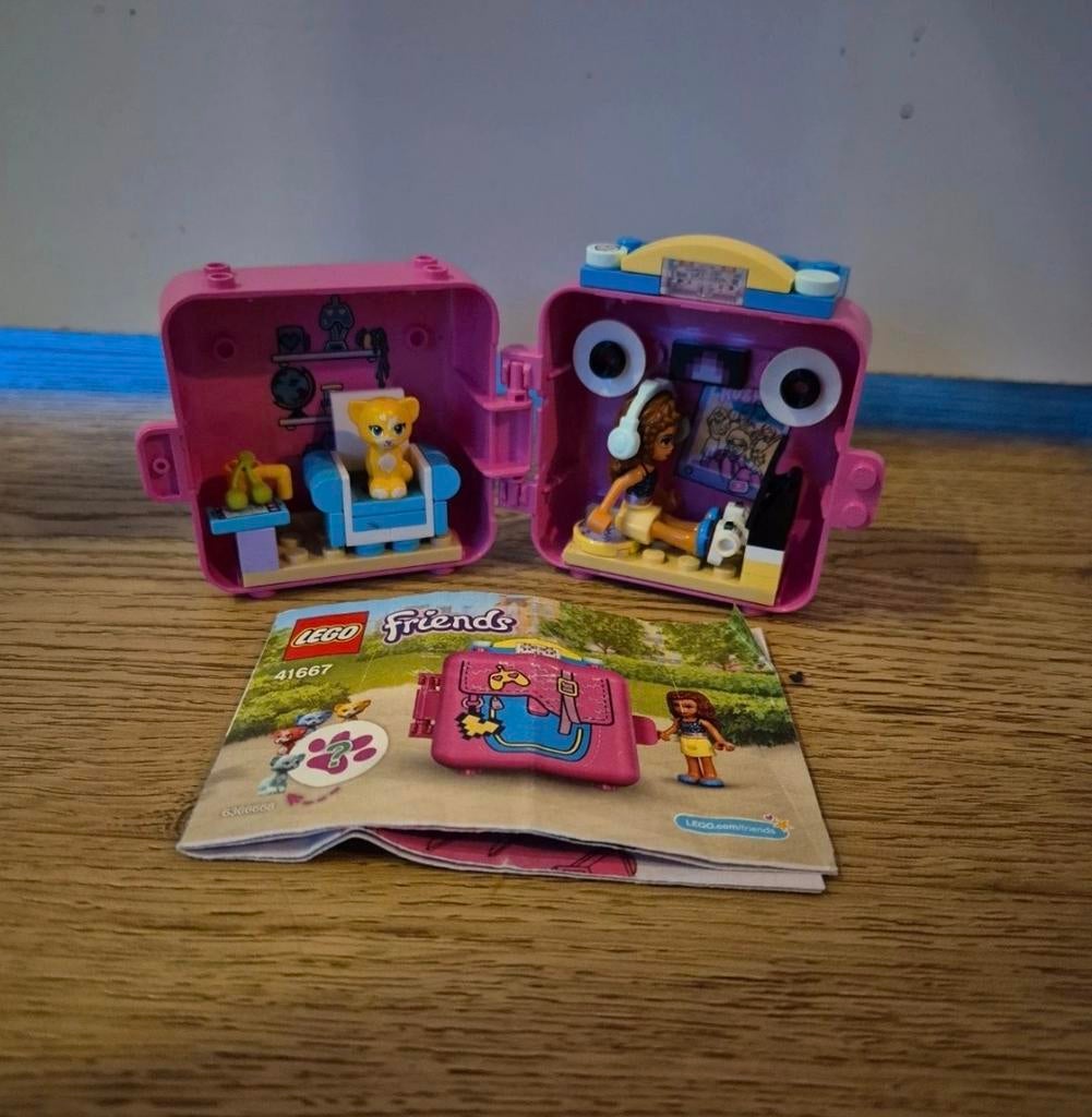 Lego Friends 41667 Stephanie's Zomer Cubus, Ophalen of Verzenden, Zo goed als nieuw, Complete set, Lego