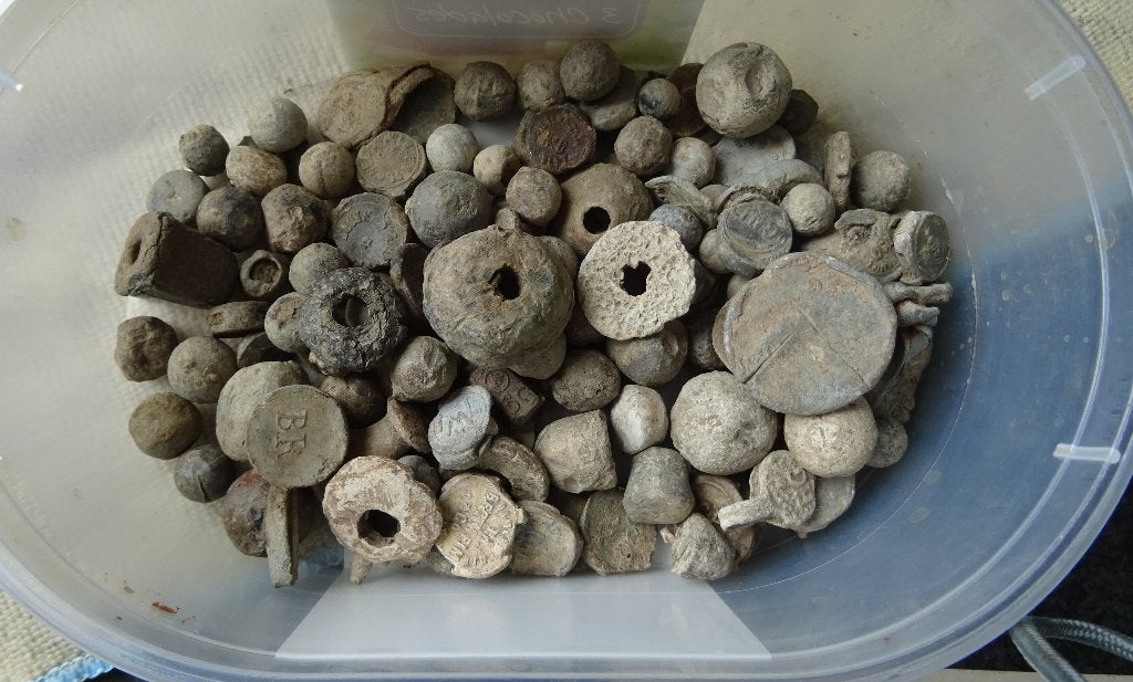 musketkogels, spinloden en andre loodjes, Ophalen of Verzenden