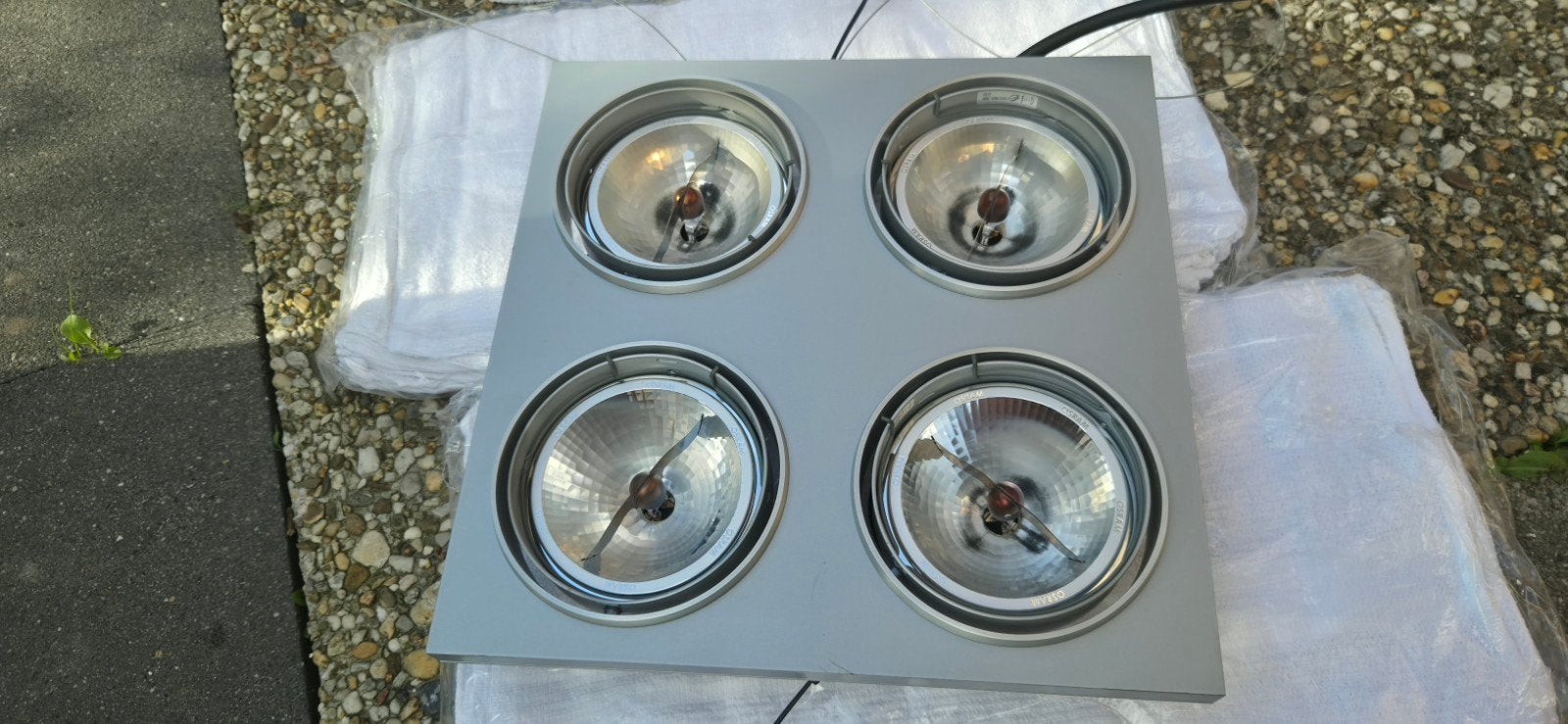Modular lampen met lichte schade 32cm bij 32cm (zie foto's), Ophalen