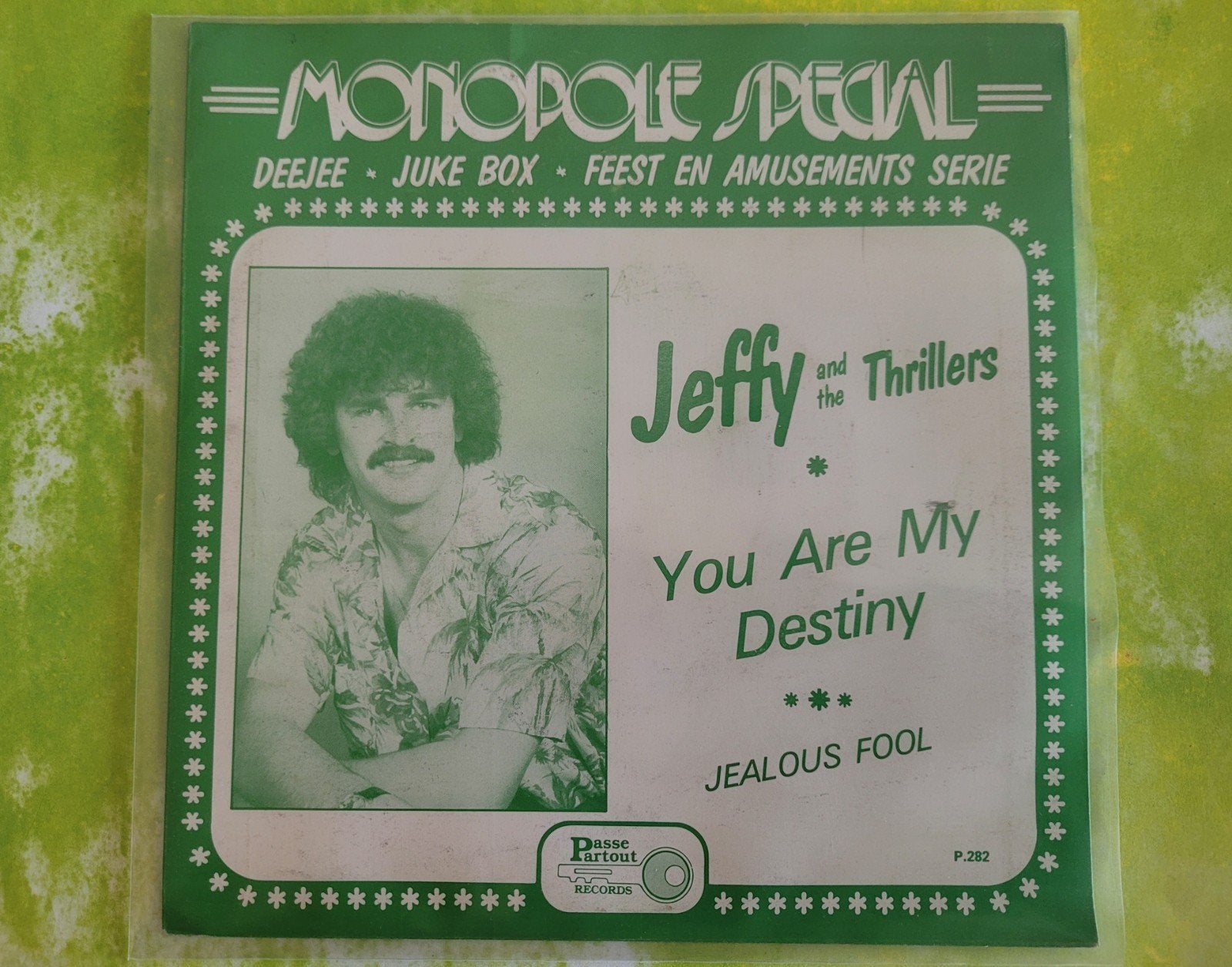 Jeffy and the Thrillers - You are my destiny., Ophalen, Zo goed als nieuw, Overige formaten, Levenslied of Smartlap