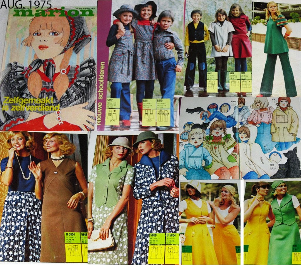 Marion raderblad (*dus geen boekje) augustus 1975 - vintage, Verzenden, Gebruikt, Vrouw, Marion