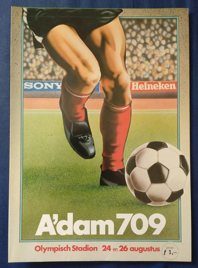 Amsterdam 709 Toernooi Programmablad 1984., Verzenden, Gebruikt, Boek of Tijdschrift