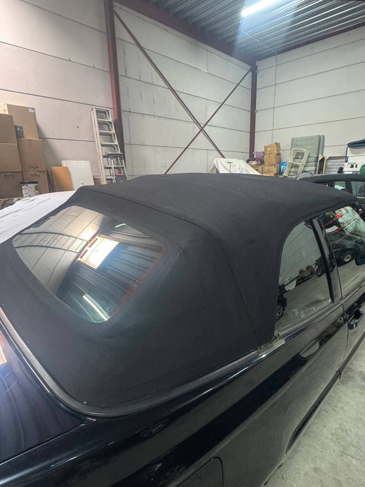 Cabrio dak zwart golf 3 en (3.5) 4 cabriolet inclusief frame, Ophalen, Gebruikt, Volkswagen