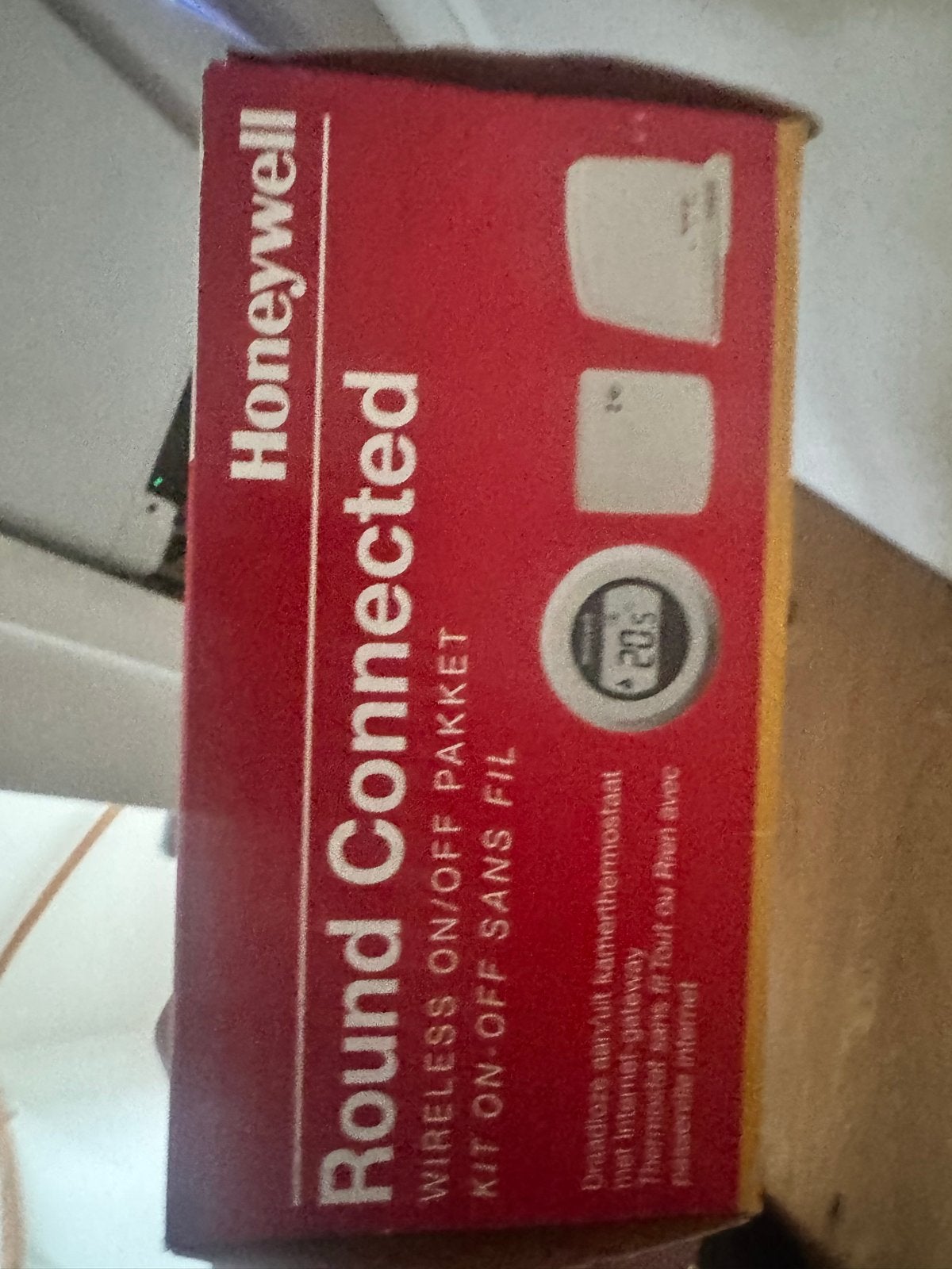 Honeywell Round Connected Draadloze Thermostaat, Doe-het-zelf en Verbouw, Thermostaten, Ophalen of Verzenden, Slimme thermostaat