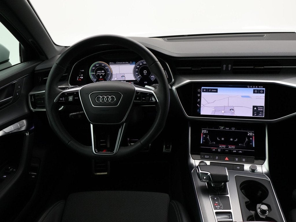 Audi A6 Limousine 50 TFSIe 299 PK PLUG-IN QUATTRO 2X-LINE OR, Automaat, 77 km/l, Gebruikt, 4 cilinders