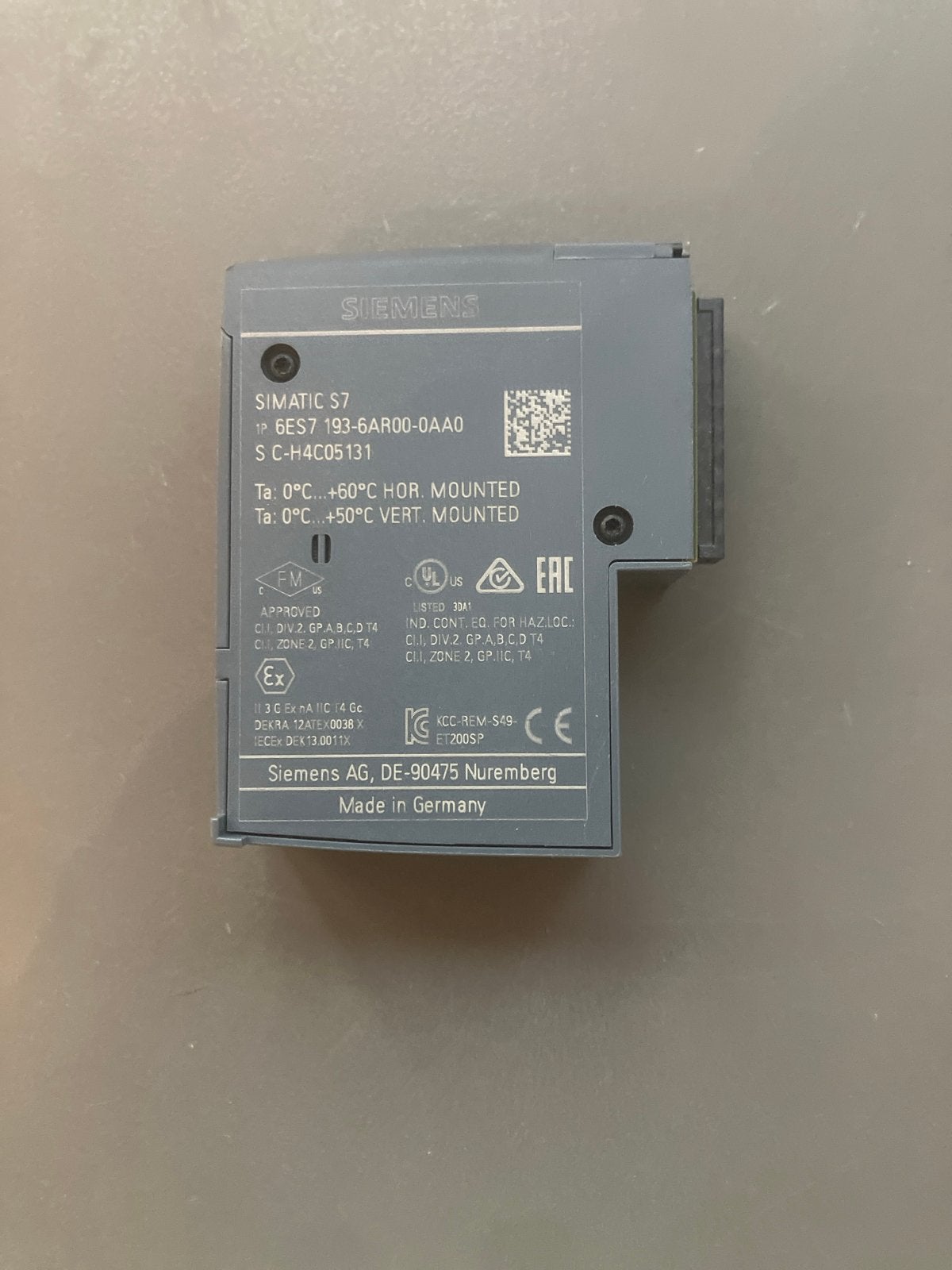 Siemens SIMATIC S7 ET200SP Interface Module 6ES7193-6AR00-0A, Ophalen of Verzenden, Zo goed als nieuw
