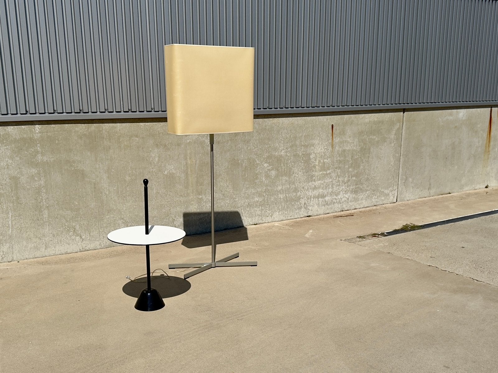 Palluco Bank vloerlamp design Tamborini Italië, B&B Italia Minotti Cappelini Vitra Cassina Moooi Flos Flexform, E14 (klein), Ophalen of Verzenden