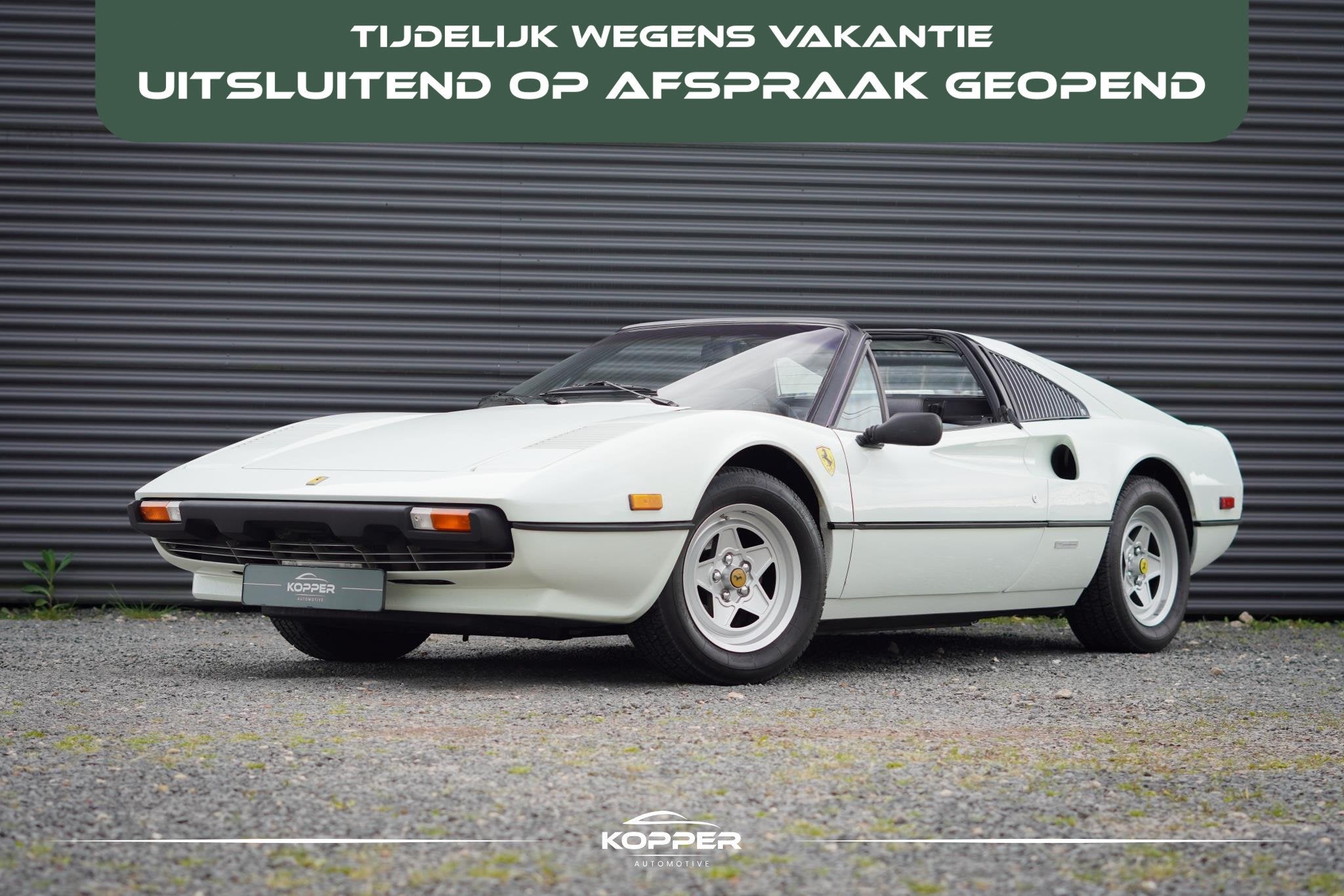 Ferrari 308 GTS Inj / Targa, Auto's, Gebruikt, 8 cilinders, Wit, Bedrijf
