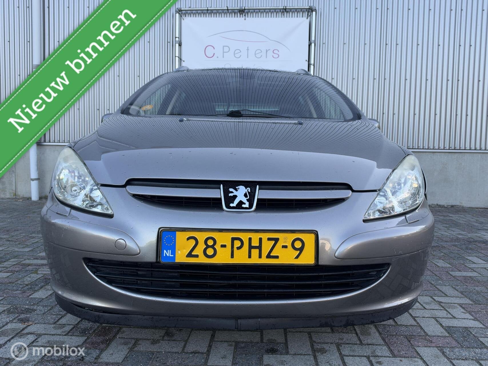 Peugeot 307 SW 1.6 16V 6persoons 2004 / Carplay / Leer / Nav, Gebruikt, 4 cilinders, Verwarmde buitenspiegels, 1299 kg