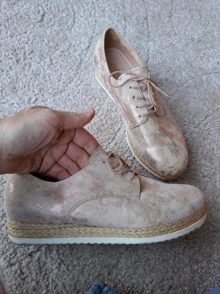 Gabor veterschoenen roze maat 38 in keurige staat, Schoenen met lage hakken, Gabor, Ophalen of Verzenden, Roze