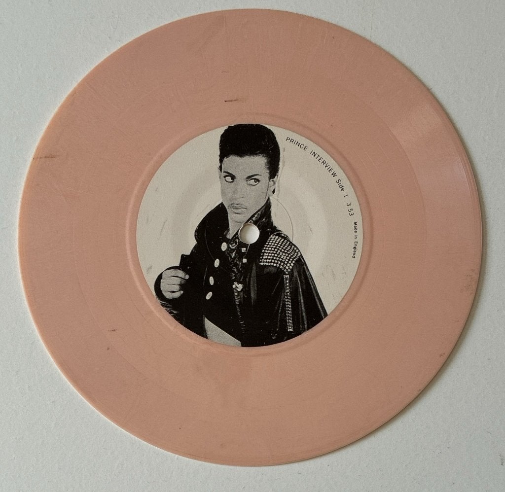 Prince - Interview (7" bootleg peach), Cd's en Dvd's, Gebruikt, Verzenden, 7 inch, Colored vinyl