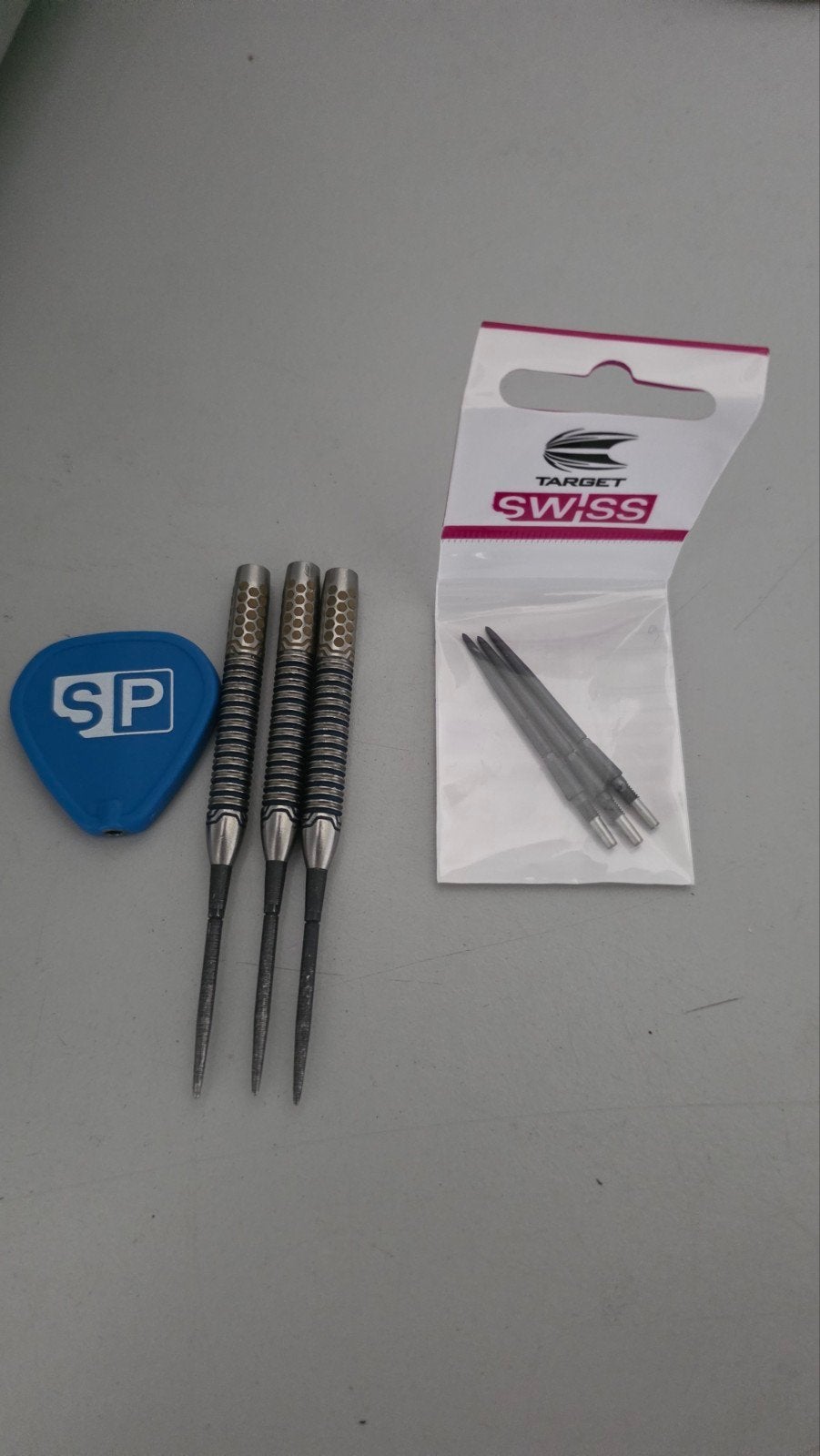 Josh Rock Dartpijlen 24g met extra 35mm Swiss Points & Tool, Ophalen of Verzenden