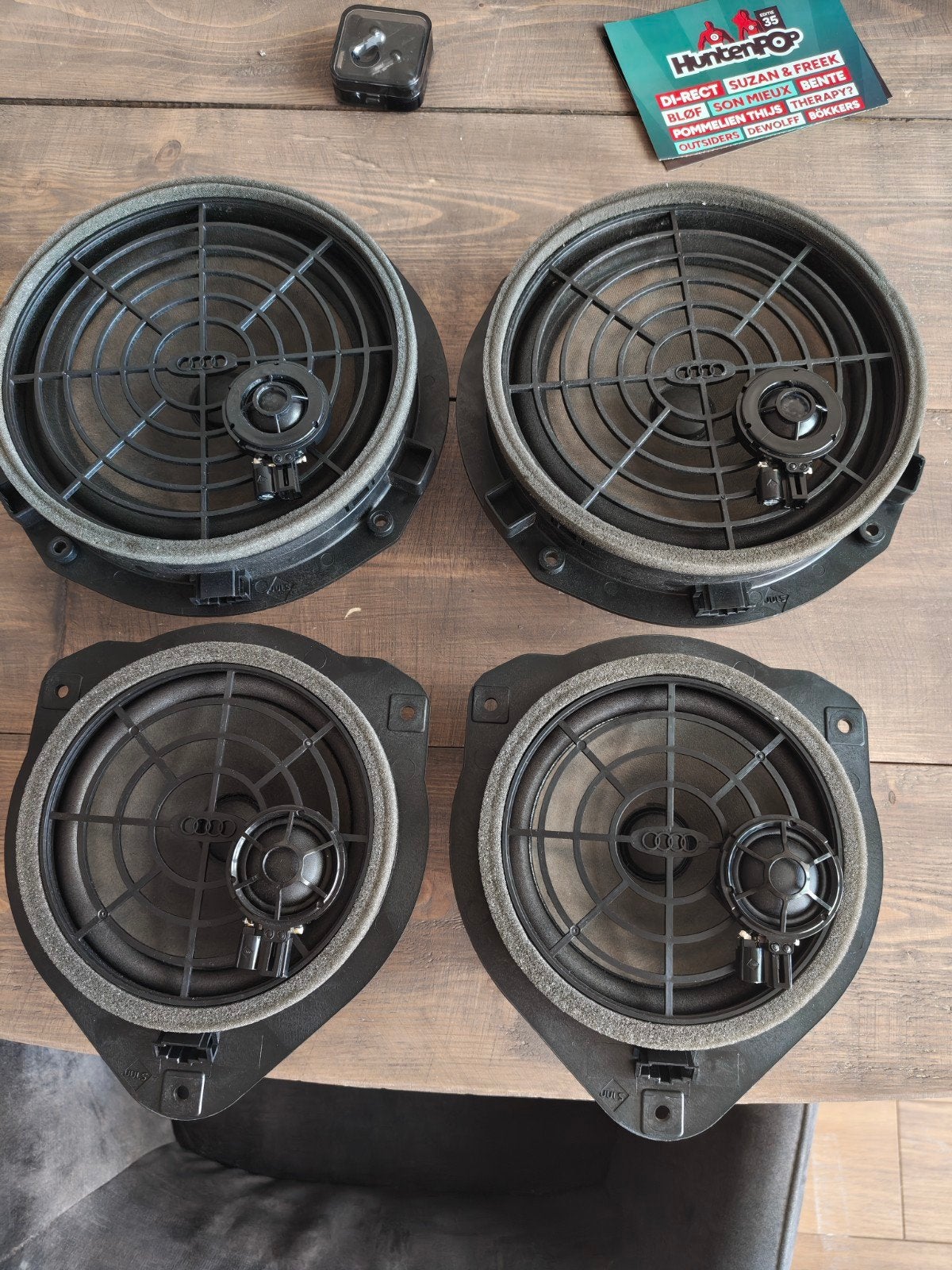 audi A1 2011 orgineel speaker set, Auto diversen, Autospeakers, Ophalen of Verzenden