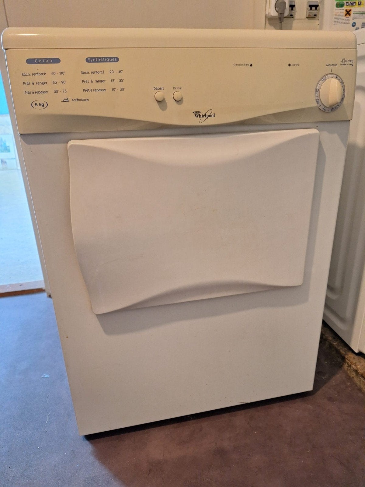 Whirlpool wasdroger 6 kg - Goede staat, Ophalen