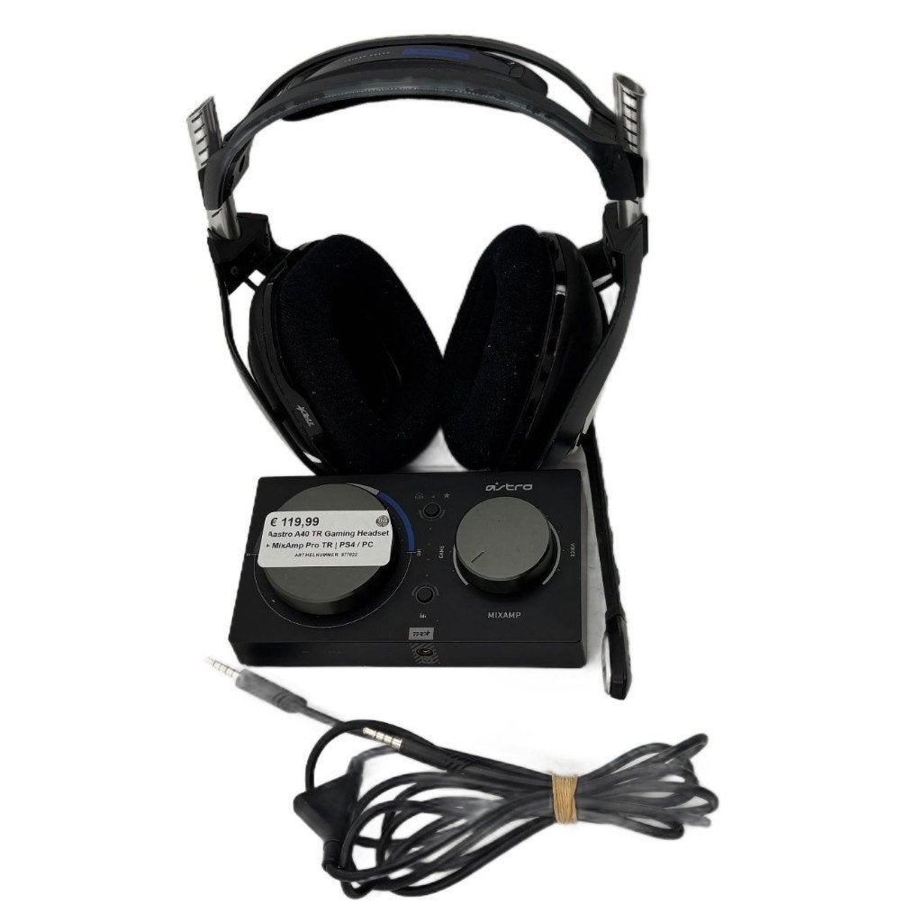 Aastro A40 TR Gaming Headset + MixAmp Pro TR | PS4 / PC, Gaming headset, Logitech, Dordrecht@usedproducts.nl, Toulonselaan 72