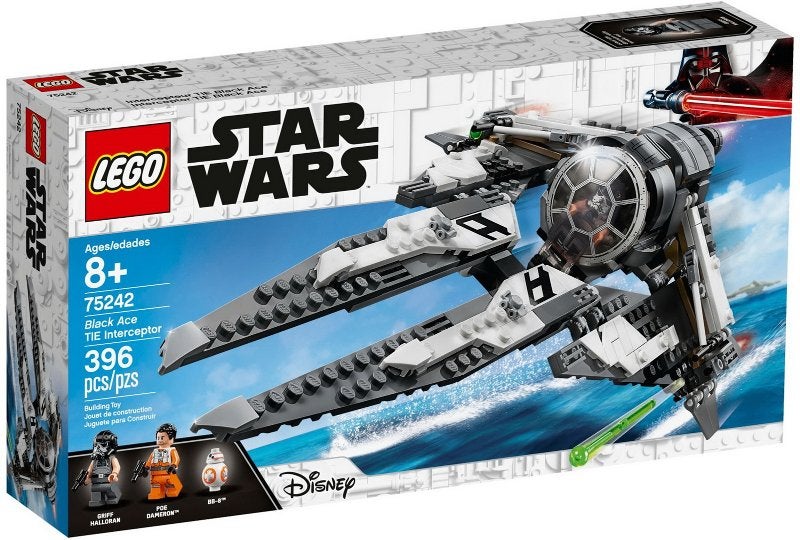 Lego Star Wars Black Ace TIE Interceptor nr 75242, Lego, Lego, Star Wars, Lego