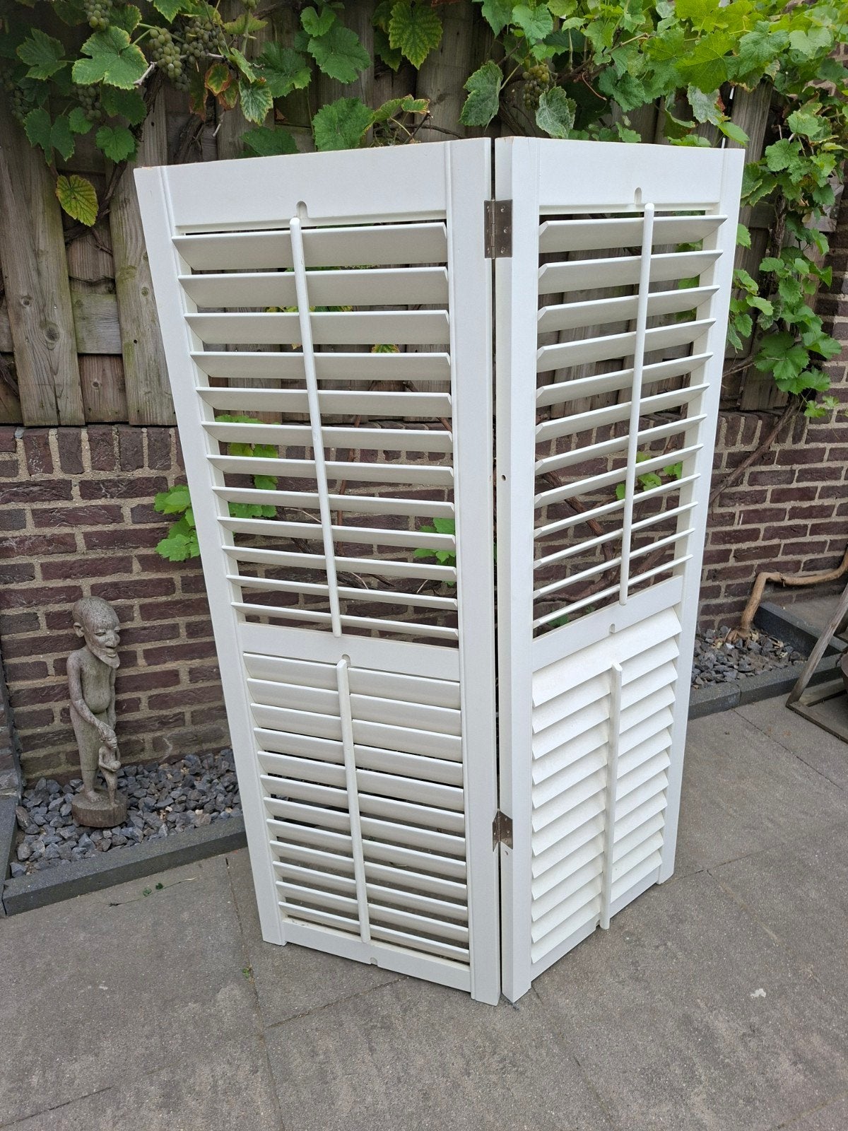 shutters (5 stuks), Ophalen, Gebruikt, 143 cm, Wit