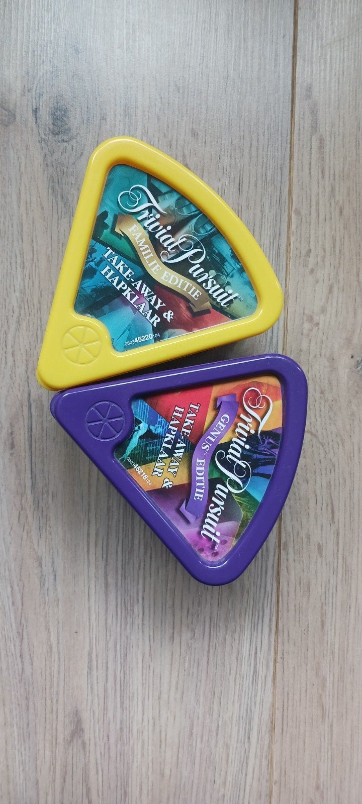 Trivial pursuit hapklaar, Ophalen of Verzenden, Zo goed als nieuw, Horn Abbot International, Drie of vier spelers