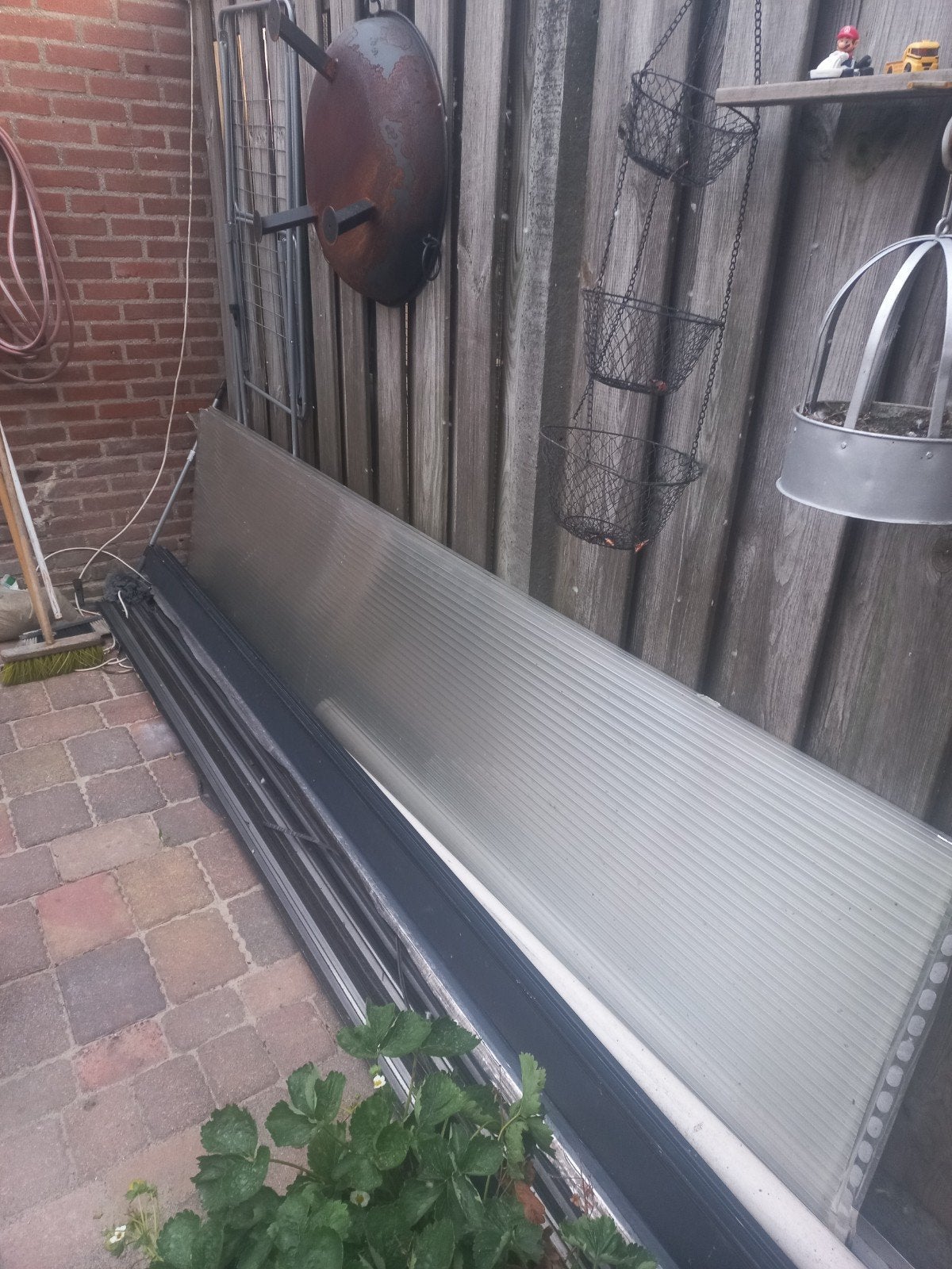 Polycarbonaat  kanaalplaten, Doe-het-zelf en Verbouw, Ophalen, Zo goed als nieuw, HPL, Minder dan 20 mm