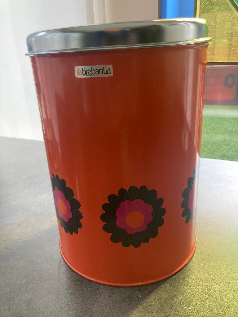 Vintage bewaarblik Brabantia Patrice, Ophalen of Verzenden, Zo goed als nieuw, Overige, Overige merken
