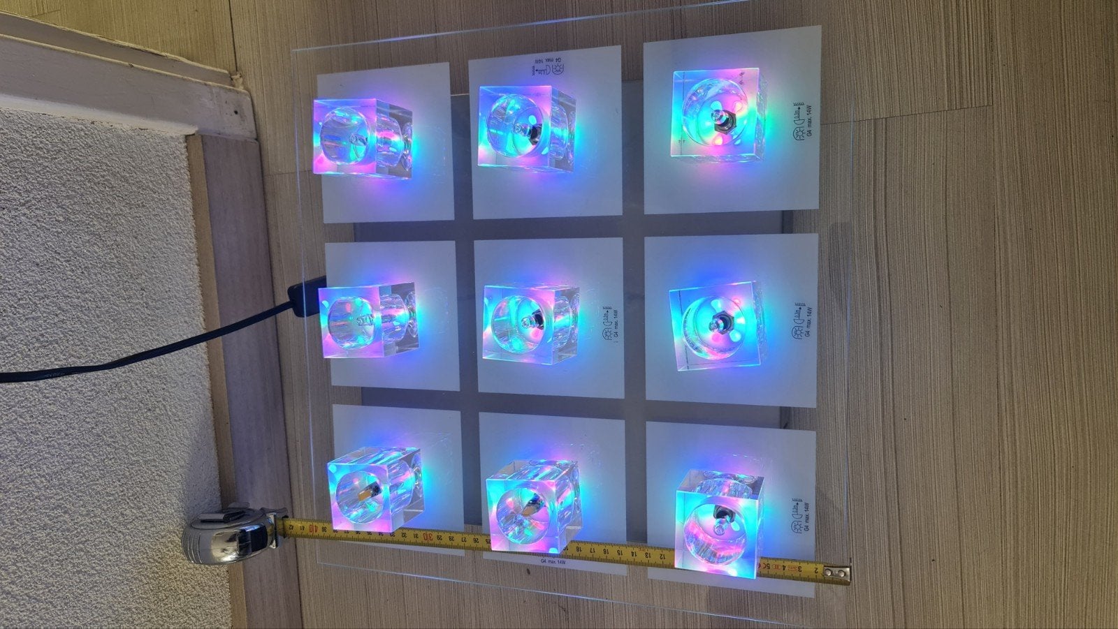 Plafond lamp verschillende kleuren 12 Stuks reserve lampje, Ophalen of Verzenden