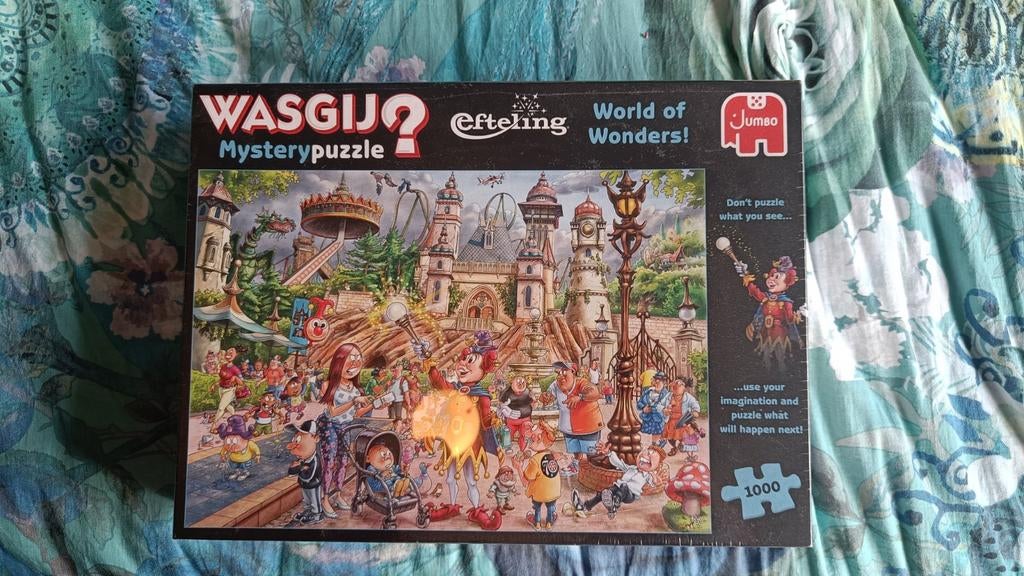 WASGIJ? Efteling Mystery Puzzel 1000 stukje, Hobby en Vrije tijd, Denksport en Puzzels, Ophalen of Verzenden, 500 t/m 1500 stukjes
